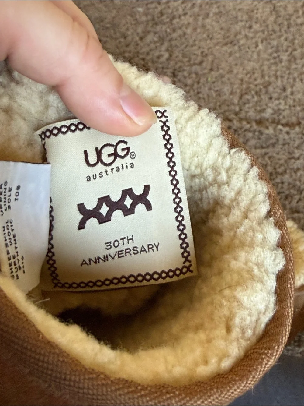 RARE UGG Australia 30th Anniversary Ultra Short Boots W5 #37/2016 NZ